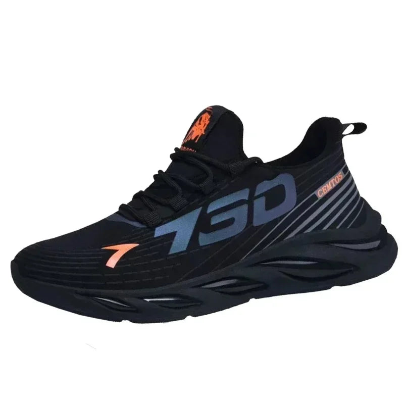Men'S Fashion Casual Slip on Sneakers Breathable Running Shoes Outdoor Walking Training Tennis Shoes Lightweight Comfortable