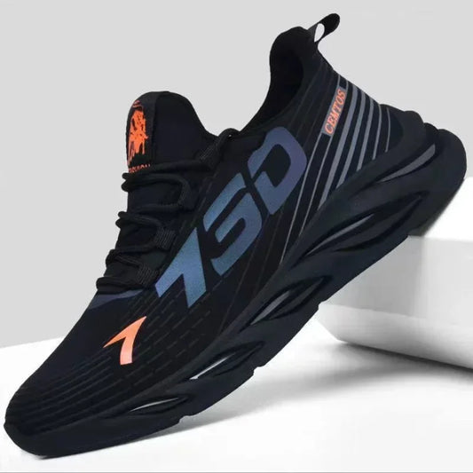 Men'S Fashion Casual Slip on Sneakers Breathable Running Shoes Outdoor Walking Training Tennis Shoes Lightweight Comfortable